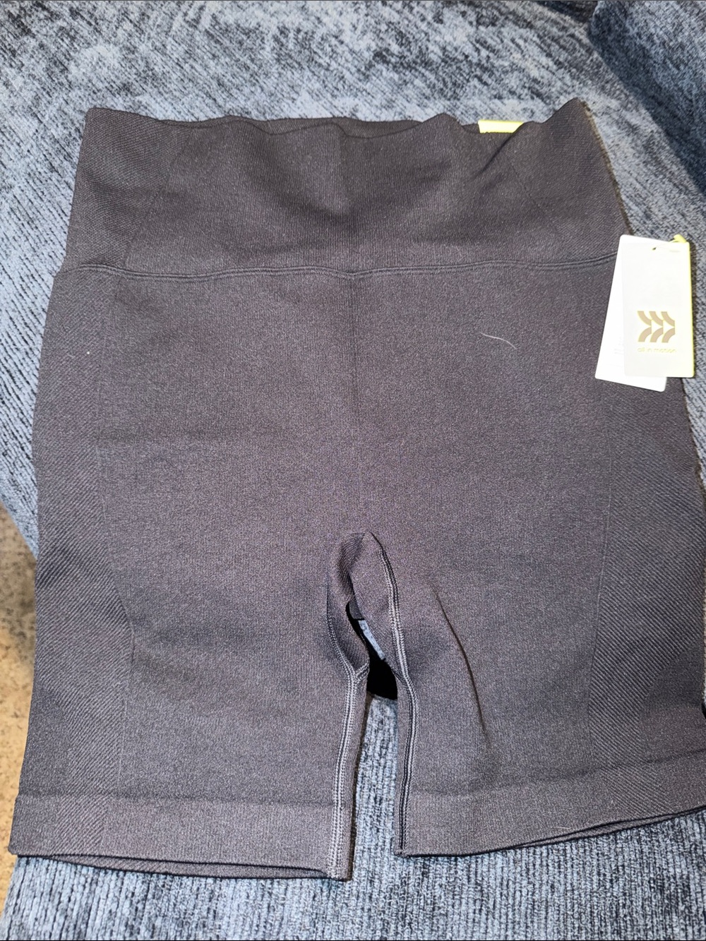 all in motion Black High-Waist Bike Shorts